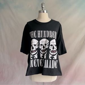 The Hundreds x Nevermade Cropped T-Shirt Mens Size Large